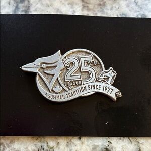 Silver Commemorative Pin - 25th Season